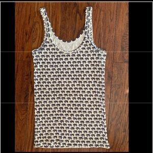 Banana Republic elephant tank top.